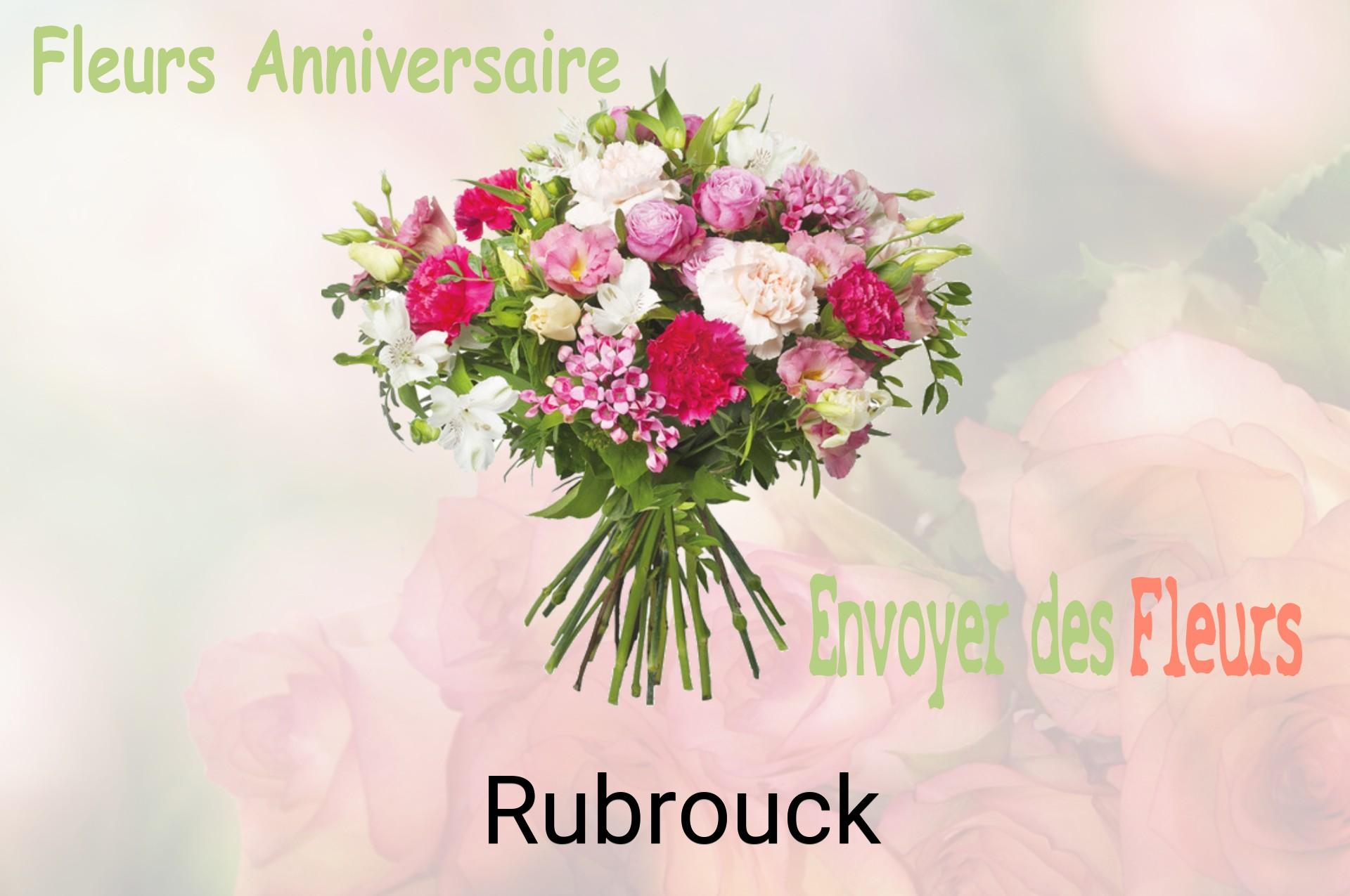 Bouquet de fleurs d’anniversaire livré à Rubrouck