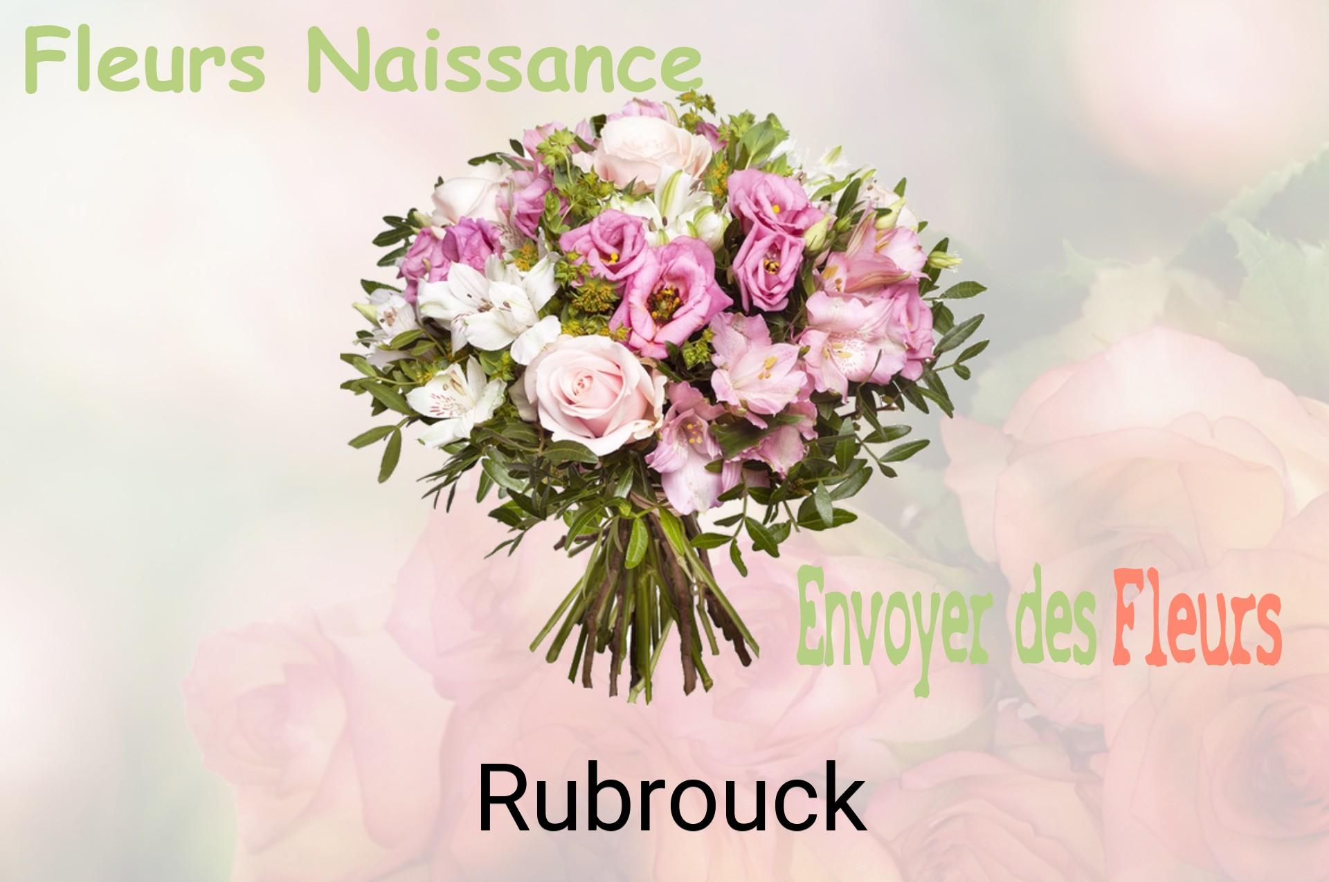 Bouquet de fleurs de naissance livré à Rubrouck